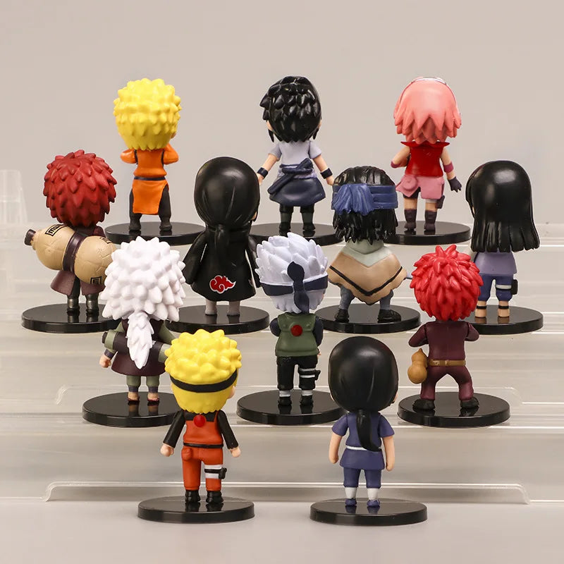 Naruto Shippuden 12Pcs PVC Figurine Set